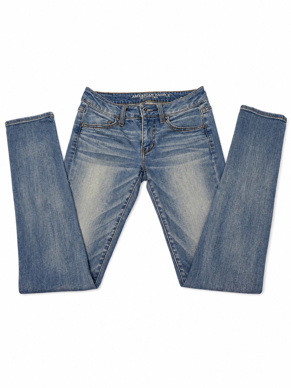 American Eagle Jegging Size 2 Light Wash Skinny Stretch Jeans